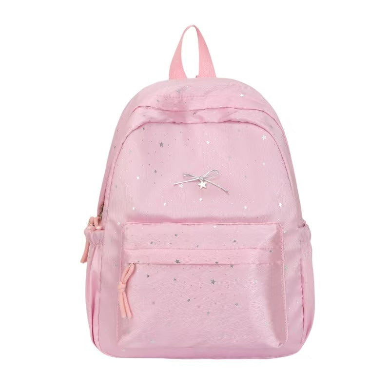 Rucksack mit Glitzerndem Sternenmotiv und Vielseitigen Aufbewahrungsmöglichkeiten Brehn
