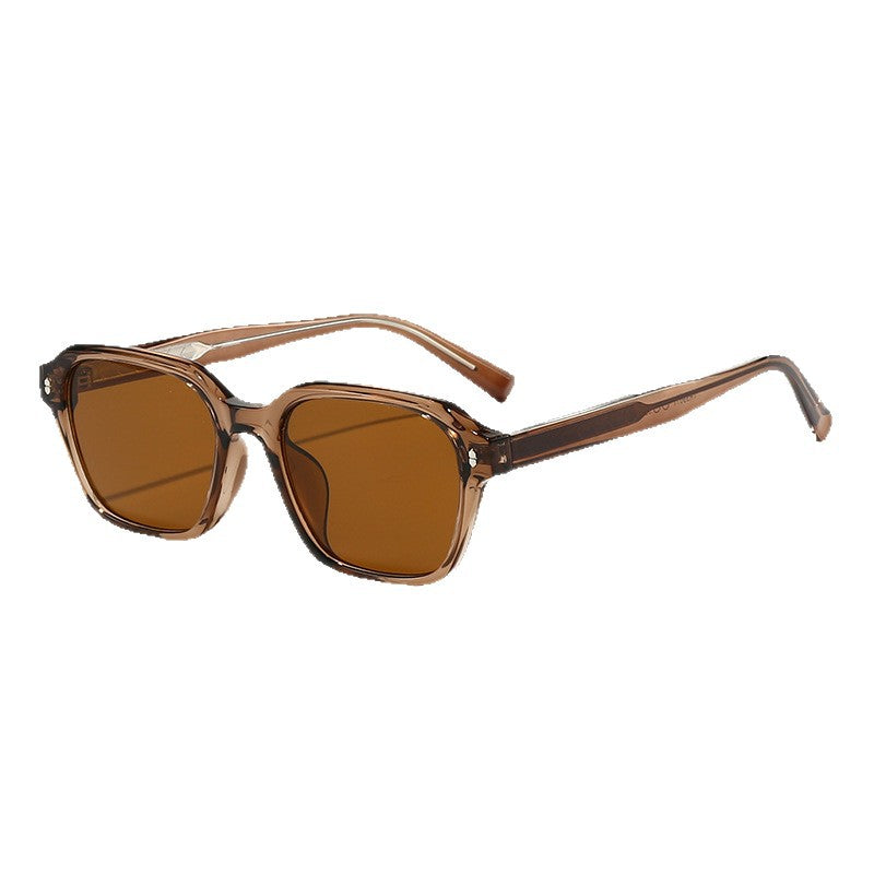 Damen modische Sonnenbrille mit quadratischem Rahmen und UV-Schutz Brehn
