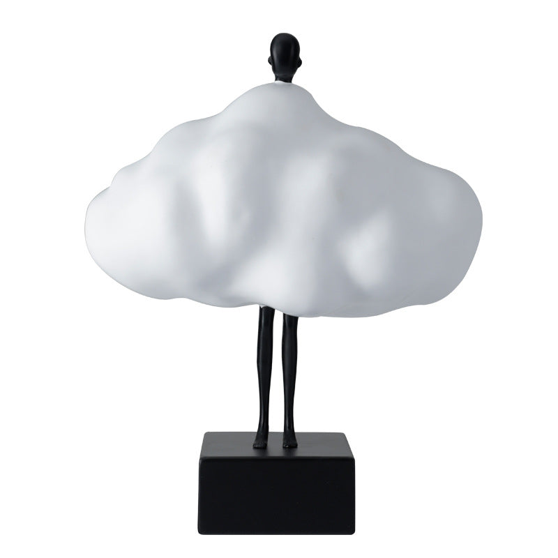 Künstlerische figürliche Wolken Skulptur