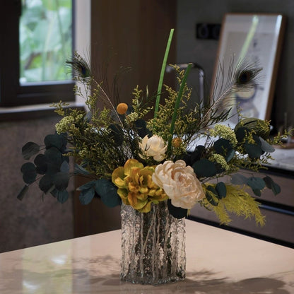 Dekorative künstliche Blumen Tafelaufsatz