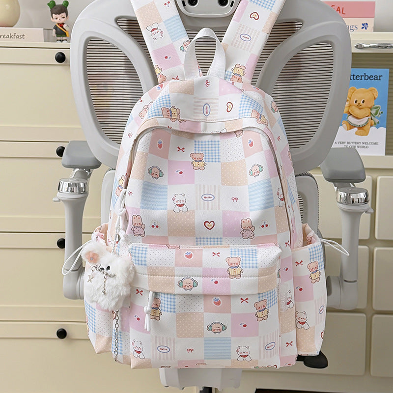 Süßer Rucksack mit Cartoon-Muster