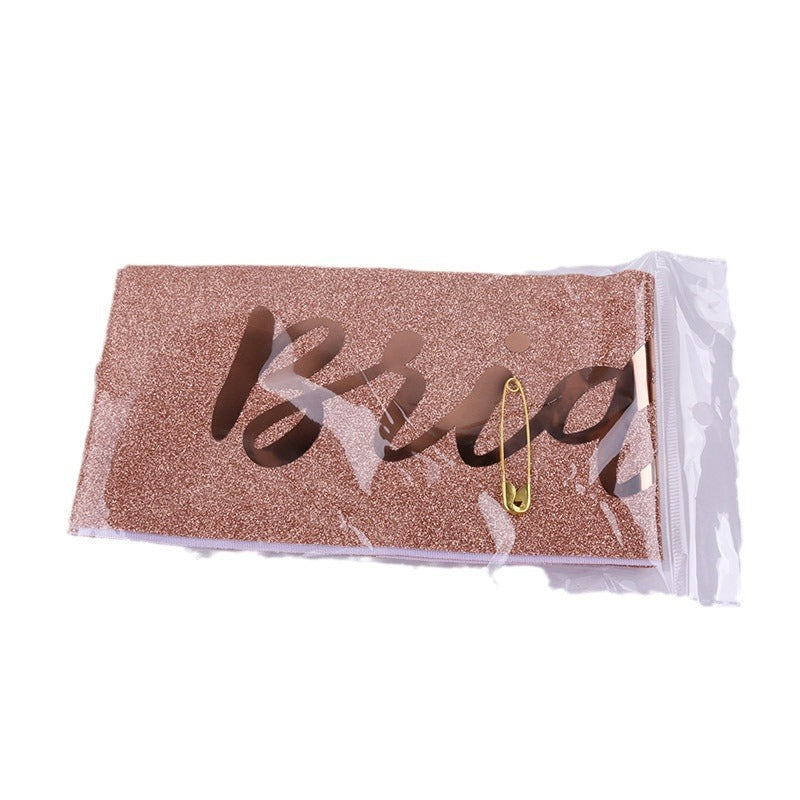 Damen Glitzernde Braut-Schärpe Brehn