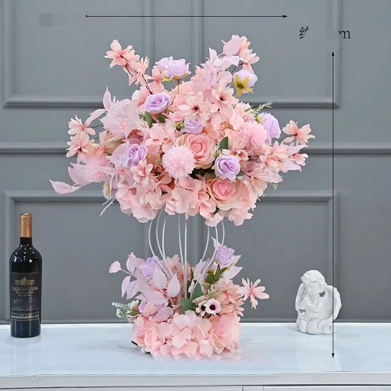 Elegante dekorative florale Tischdekoration