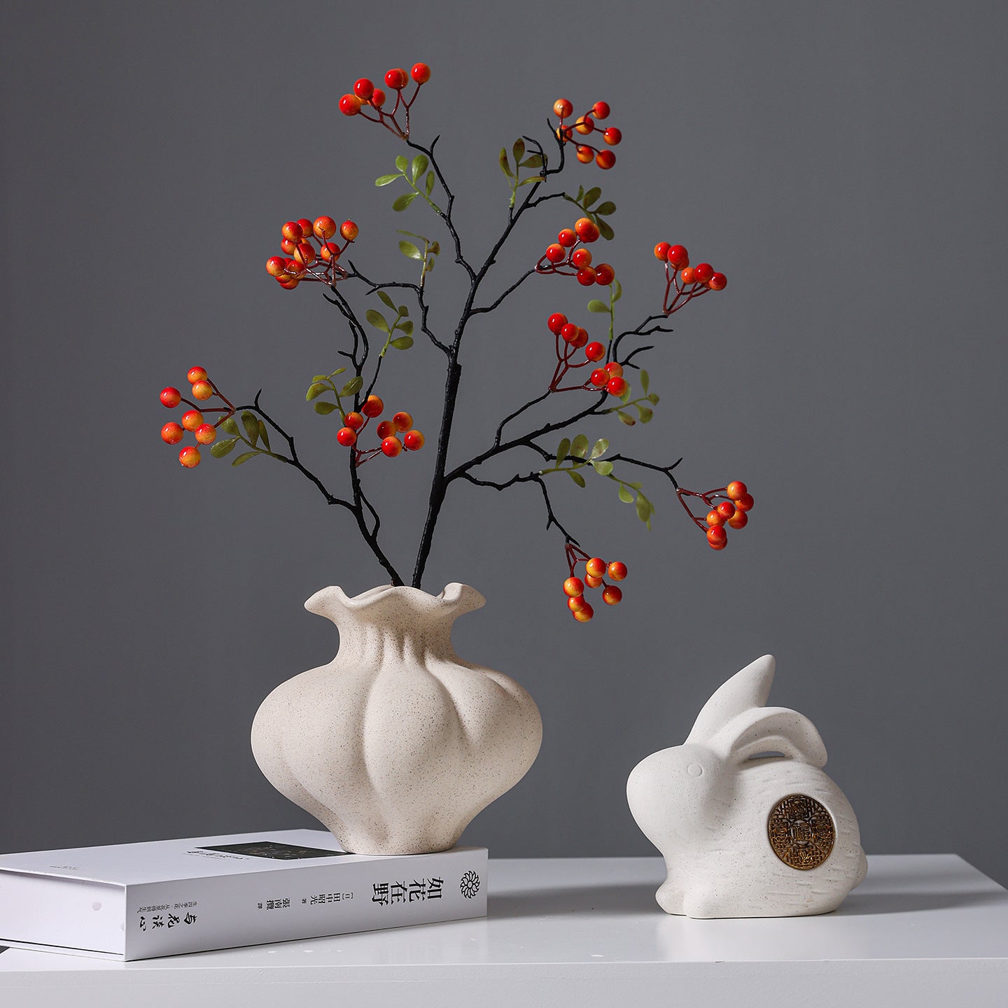 Strukturierte Dekorative Vase