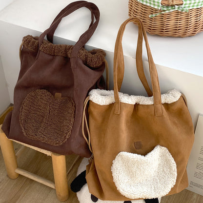 Gemütliche Plüsch-Tasche