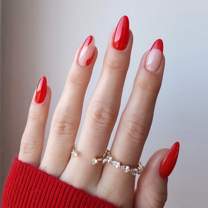 Elegante Stiletto Press-On Nagelset mit einzigartigem Design Brehn