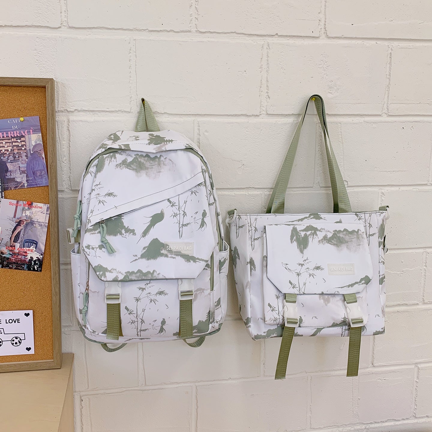 Künstlerischer Landschaftsdesign-Rucksack