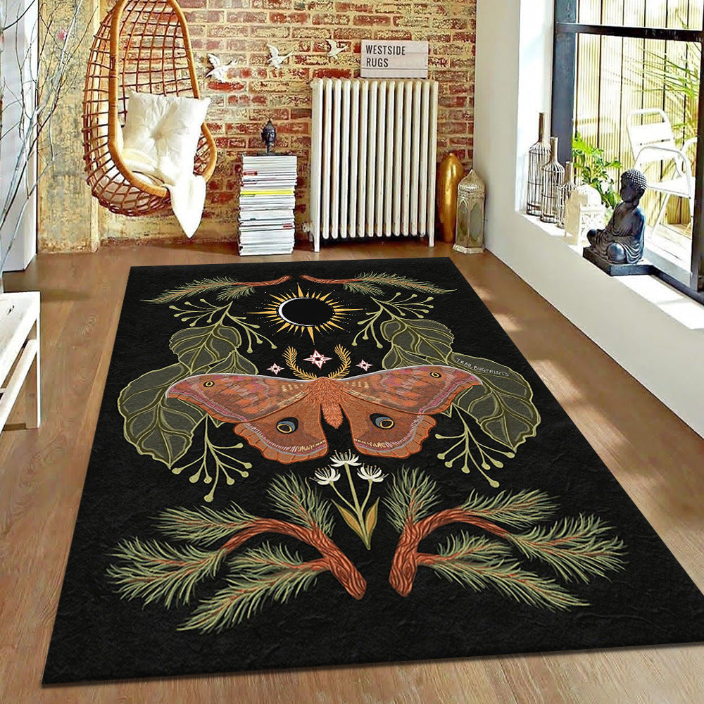 Botanisch inspirierter Teppich für elegante Innenraumgestaltung
