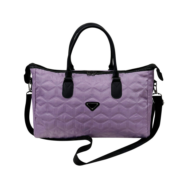 Stylische gesteppt Reis-Duffel-Tasche