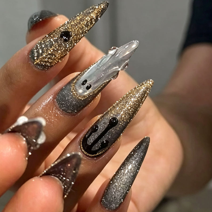 Künstlerisches Stiletto-Nagelkunst-Set Brehn