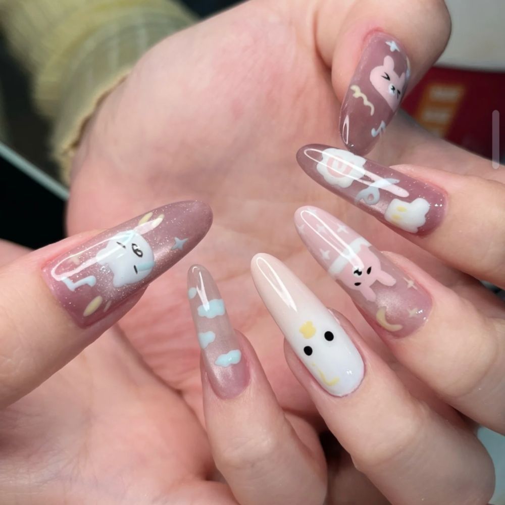 Kunstnägel mit Stilvollen Tiermotiven Brehn
