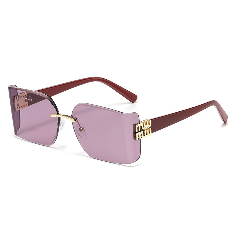 Elegante Übergroße Quadratische Sonnenbrille