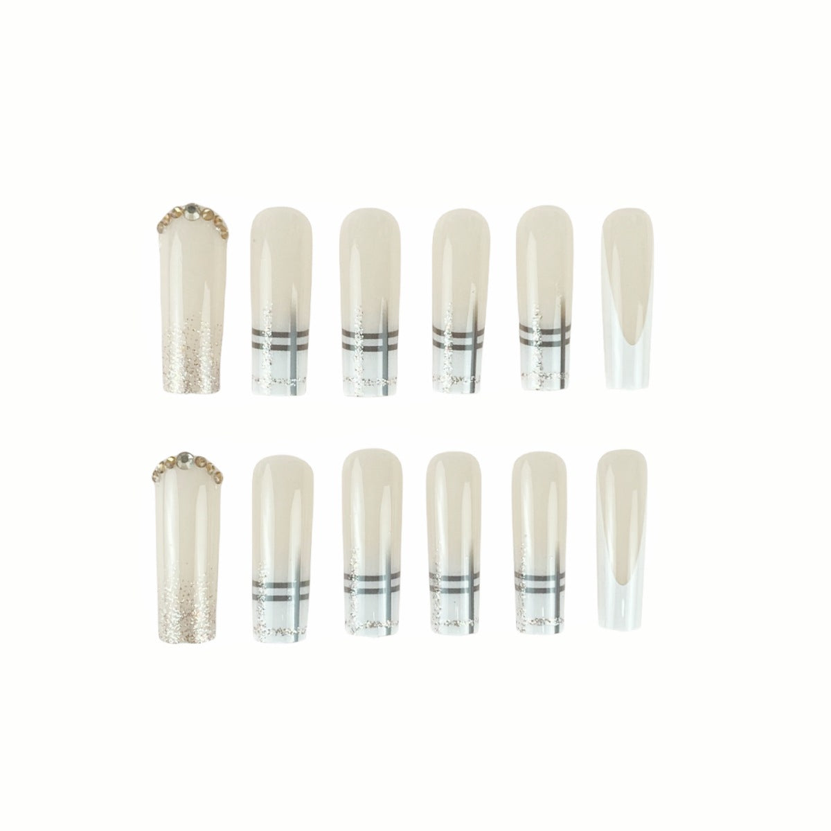 Luxuriöse langlebige Acryl-Nagelverstärkungen Brehn