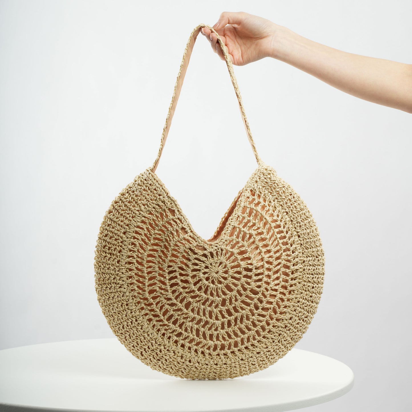 Handgefertigte Rundtasche Brehn