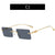 Stylische moderne rechteckige Sonnenbrille