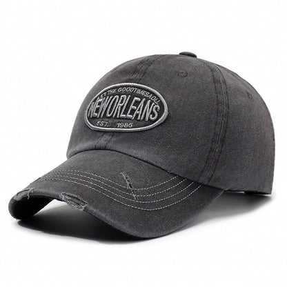 Damen Zerrissene Baumwoll-Baseballmütze Brehn 1784083760