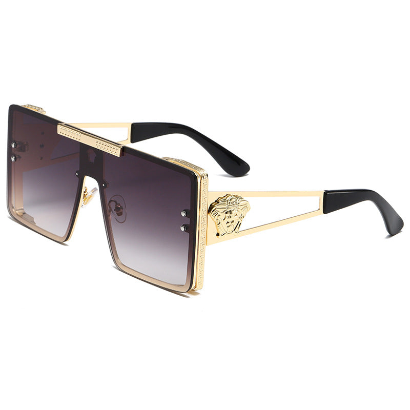 Damen oversized Luxus-Sonnenbrille mit filigranem Designelement Brehn