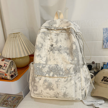 Stylische Sternen-Print Rucksack Brehn