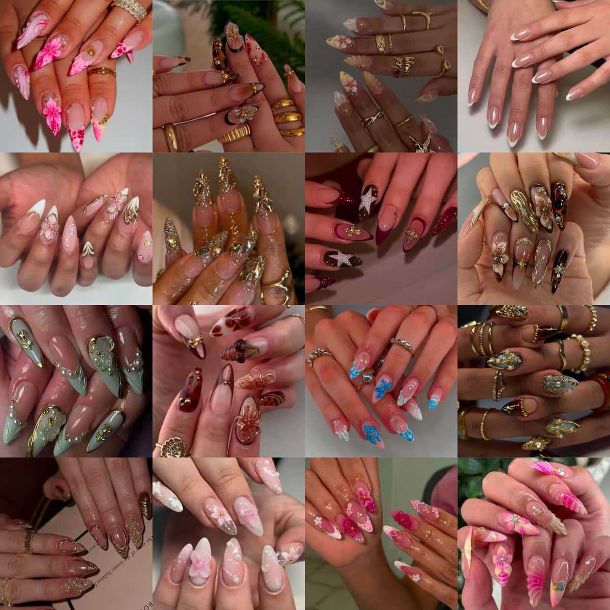 Elegante Gel-Nagelkunstverlängerungen Brehn