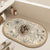 Blumenmuster Badematte Brehn