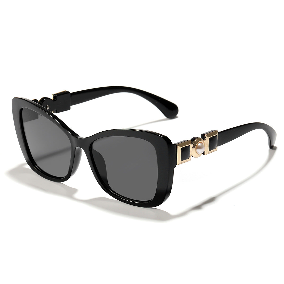 Damen Cat-Eye Sonnenbrille mit eleganter Metallverzierung Brehn