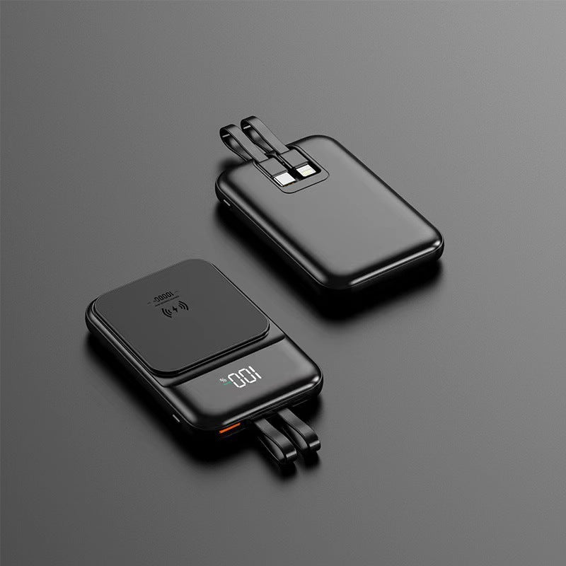 Multifunktionale Kabellose Powerbank mit Integriertem Ständer Brehn