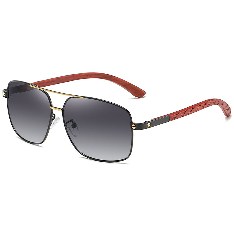 Damen stilvolle quadratische Sonnenbrille mit komfortablem Nasenpolster Brehn
