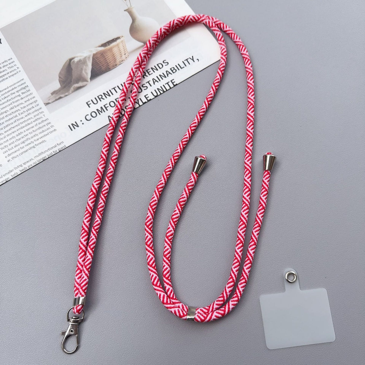Geflochtenes Band mit Gravurclip Brehn