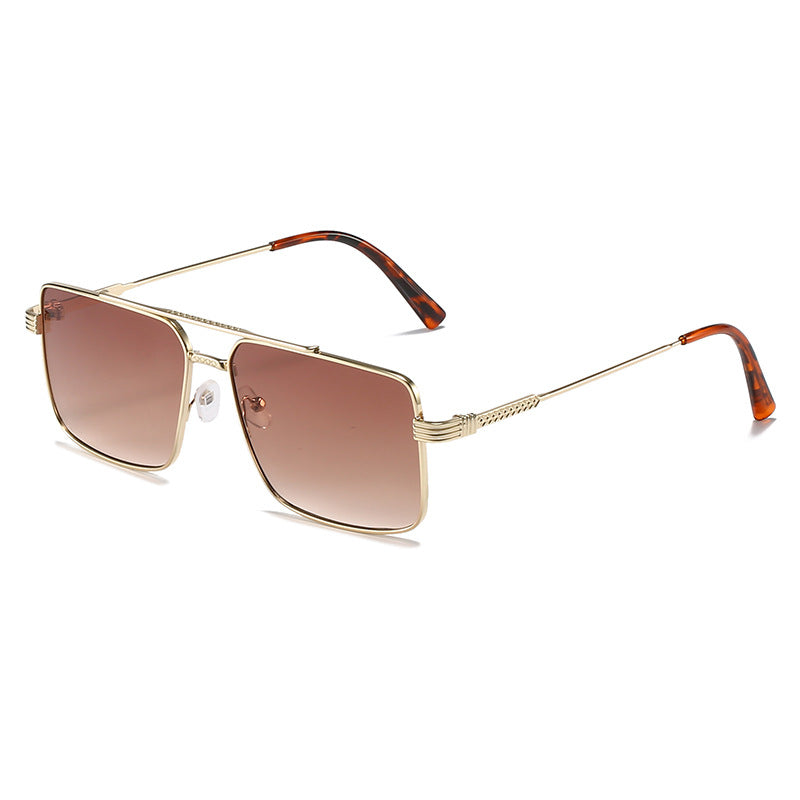 Elegante Übergroße Quadratische Rahmen Sonnenbrille Brehn