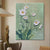 Texturiertes Florales Relief Wandkunst