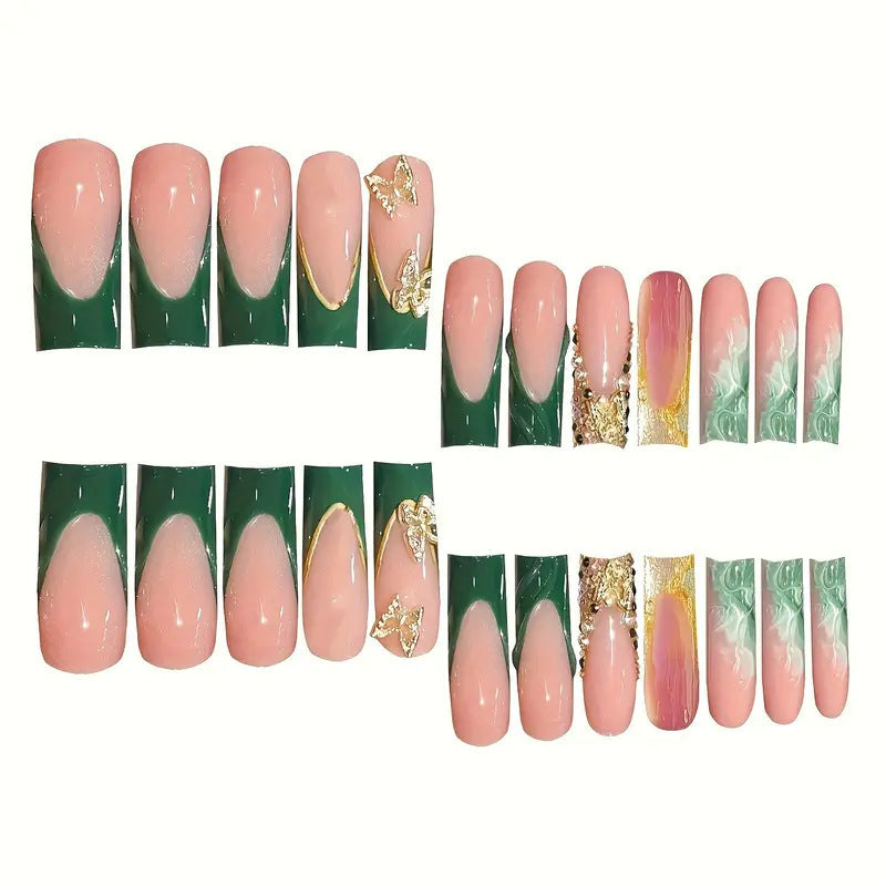 Luxuriöse dekorative Nagelkunst-Verbesserungen Brehn