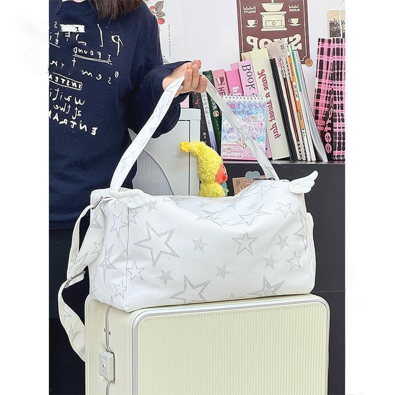 Trendige Hobo-Tasche mit Sternmuster