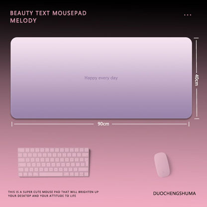 Inspirierender Text Gaming Mauspad