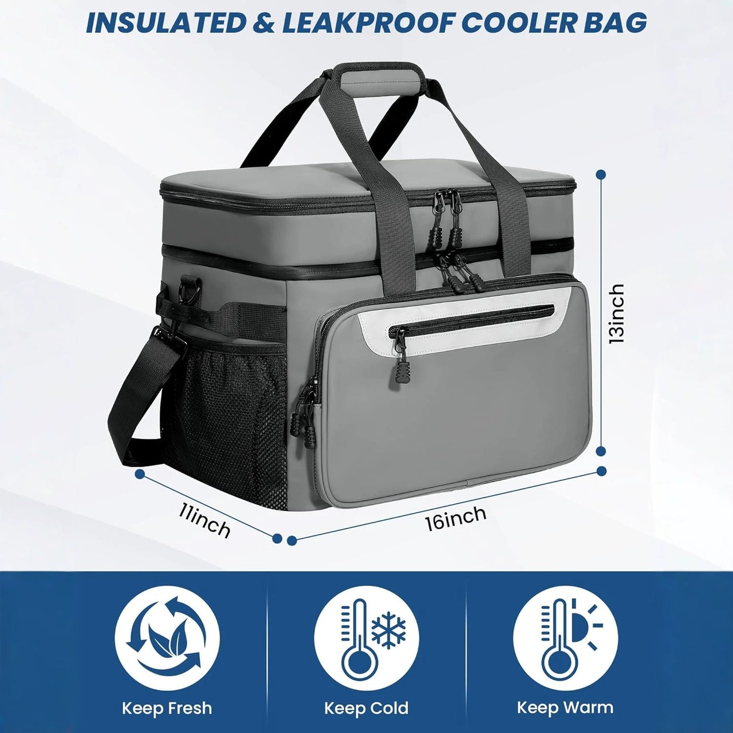 Damen multifunktionale Kühltasche mit Organizer Brehn