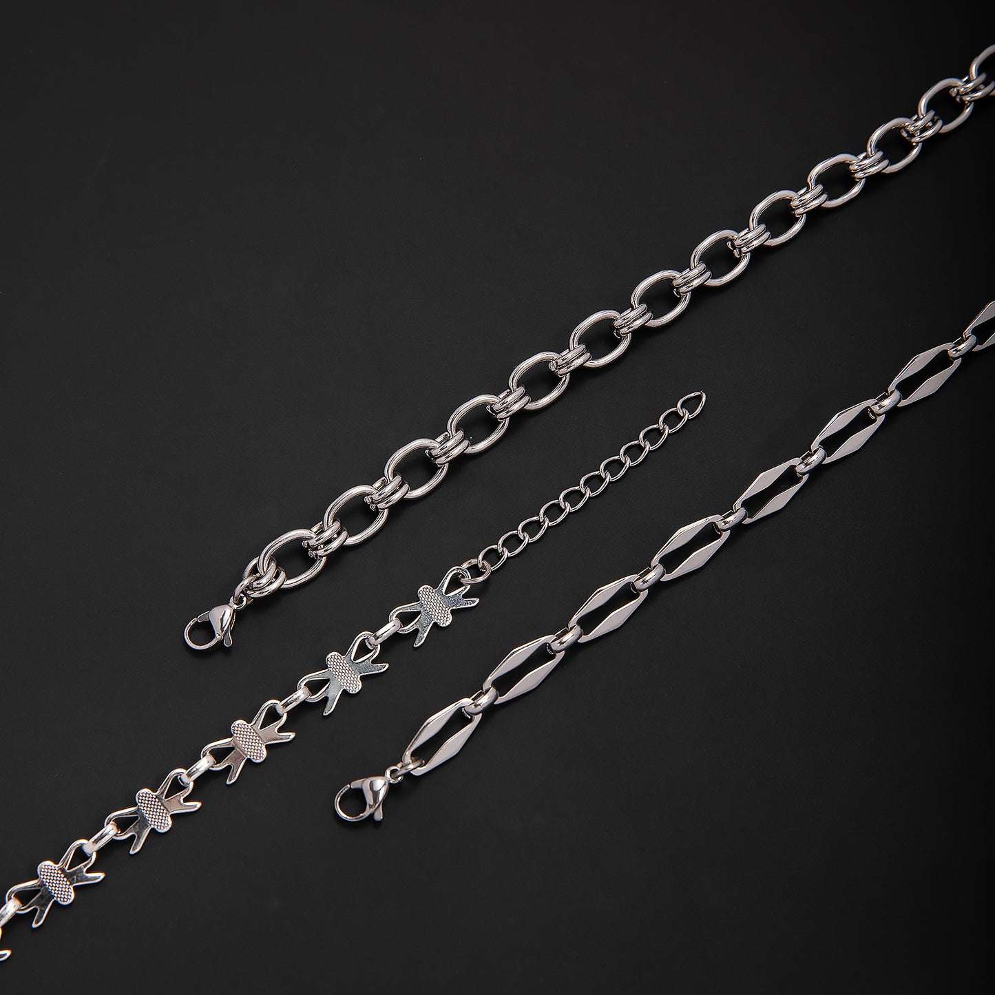 Elegante geometrische Link-Armband Brehn