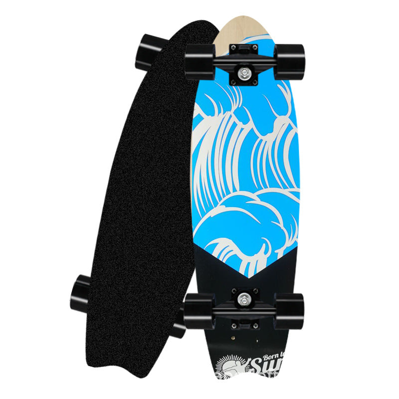 Surf-inspirierter Mini Cruiser Skateboard Brehn