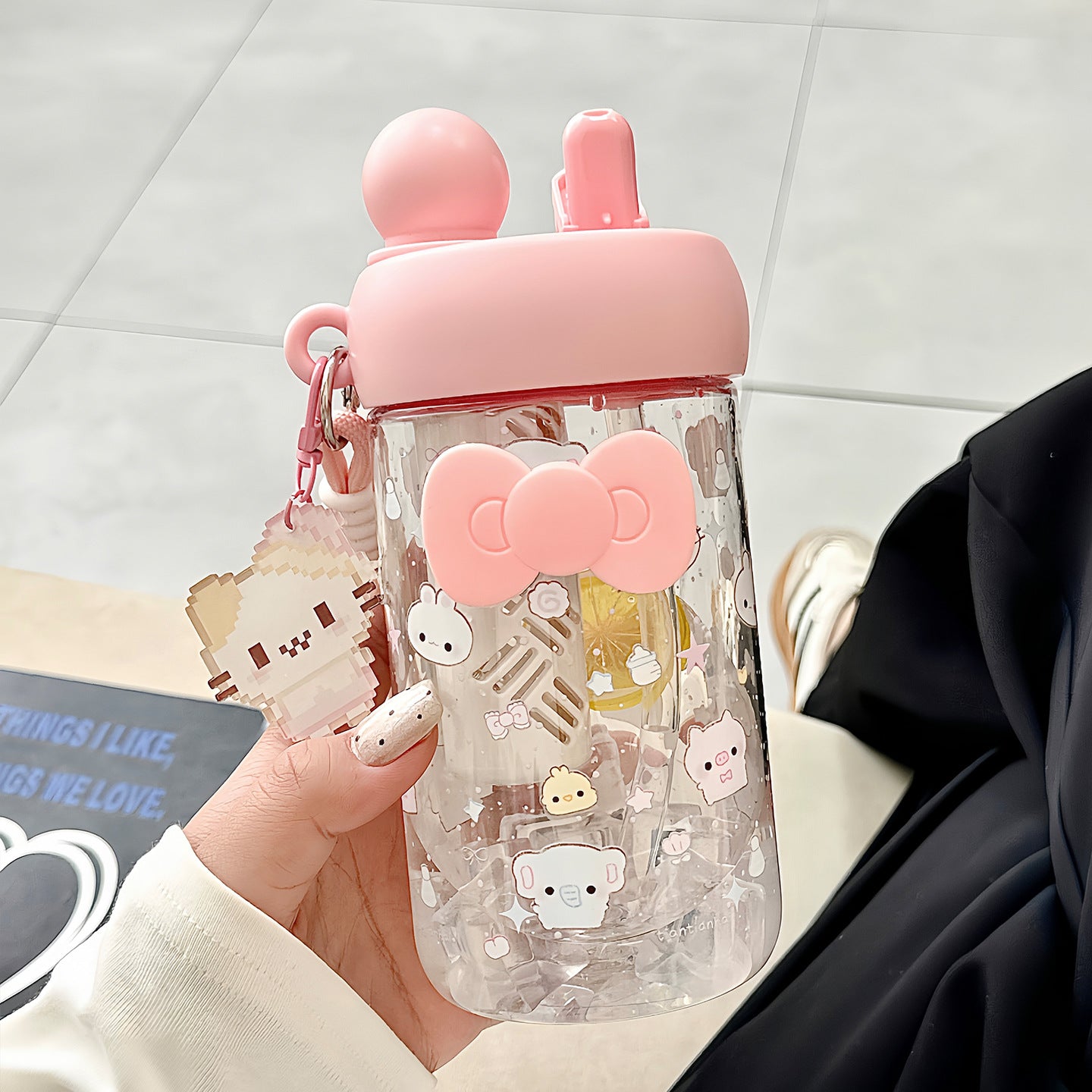Damen Trinkflasche mit verspieltem Design Brehn