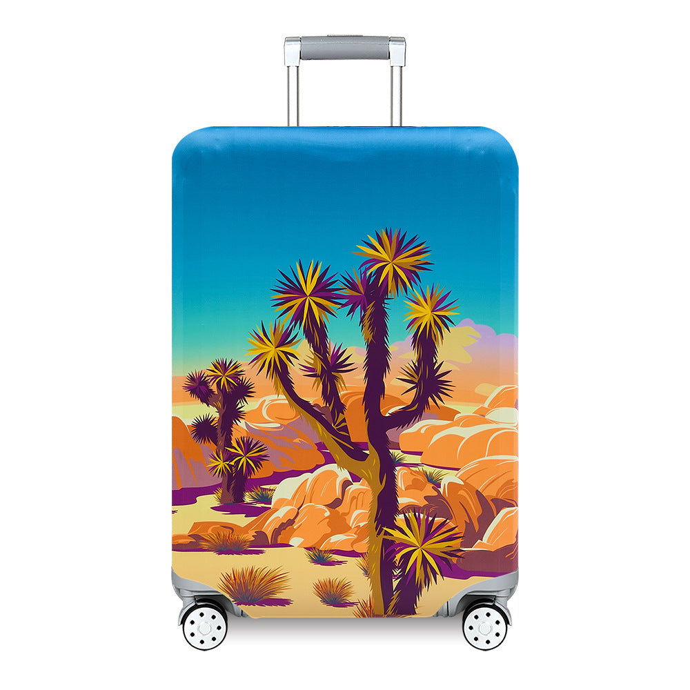 Damen Reise-Koffer mit farbenfrohem Blumendesign Brehn