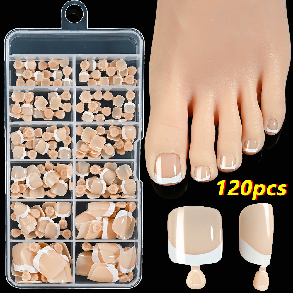 French Tip Gel Fußnagel Set Brehn