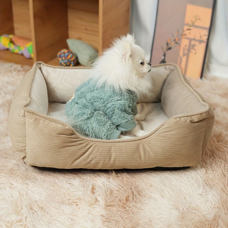 Luxuriöses Plüsch-Hundesofa mit Polsterung