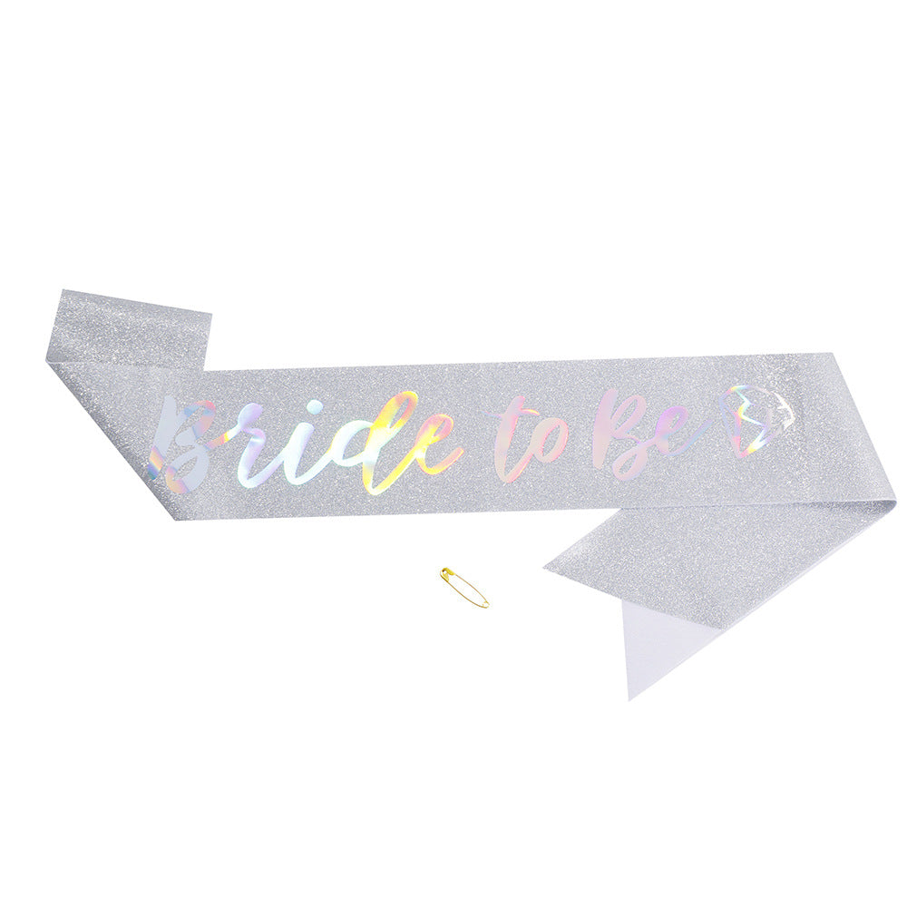 Damen Glitzernde Braut-Schärpe Brehn