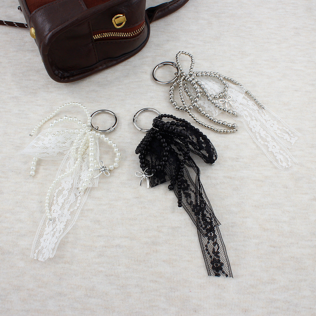 Lace und Bead Schlüsselanhänger Brehn
