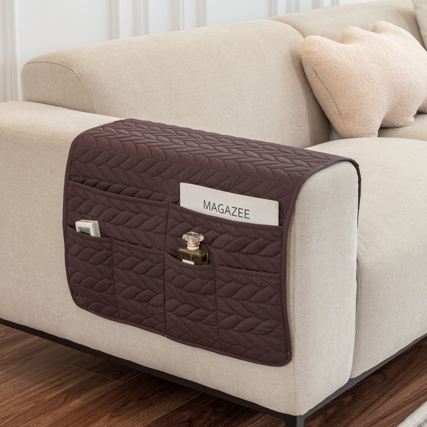 Eleganter Sofa-Organizer mit Mehrfachen Taschen Brehn