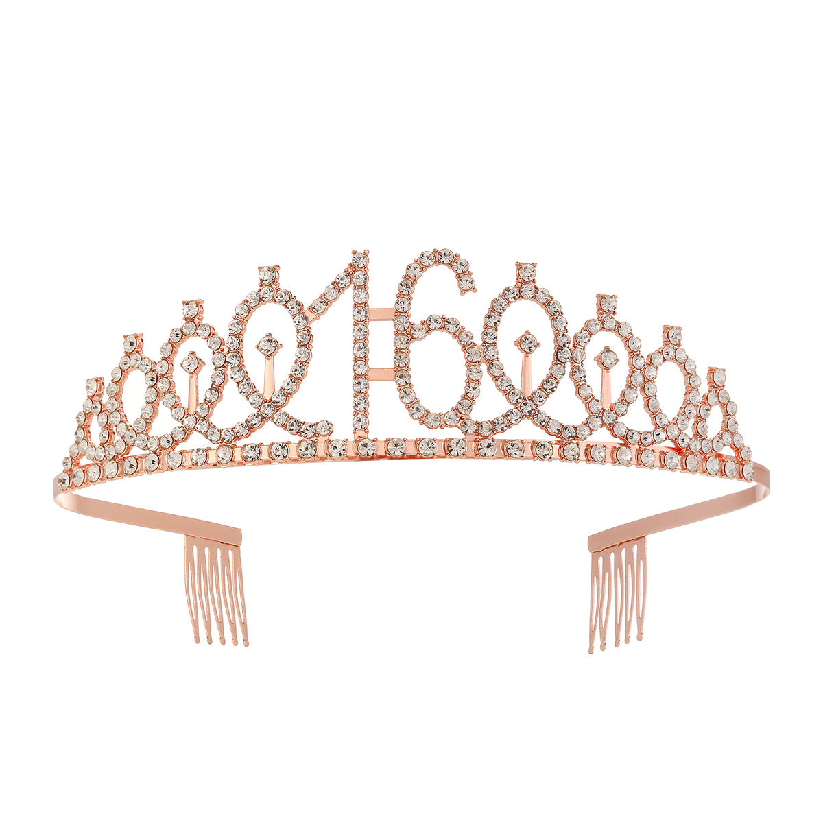 Damen Kristallverzierte Tiara mit elegantem Design Brehn