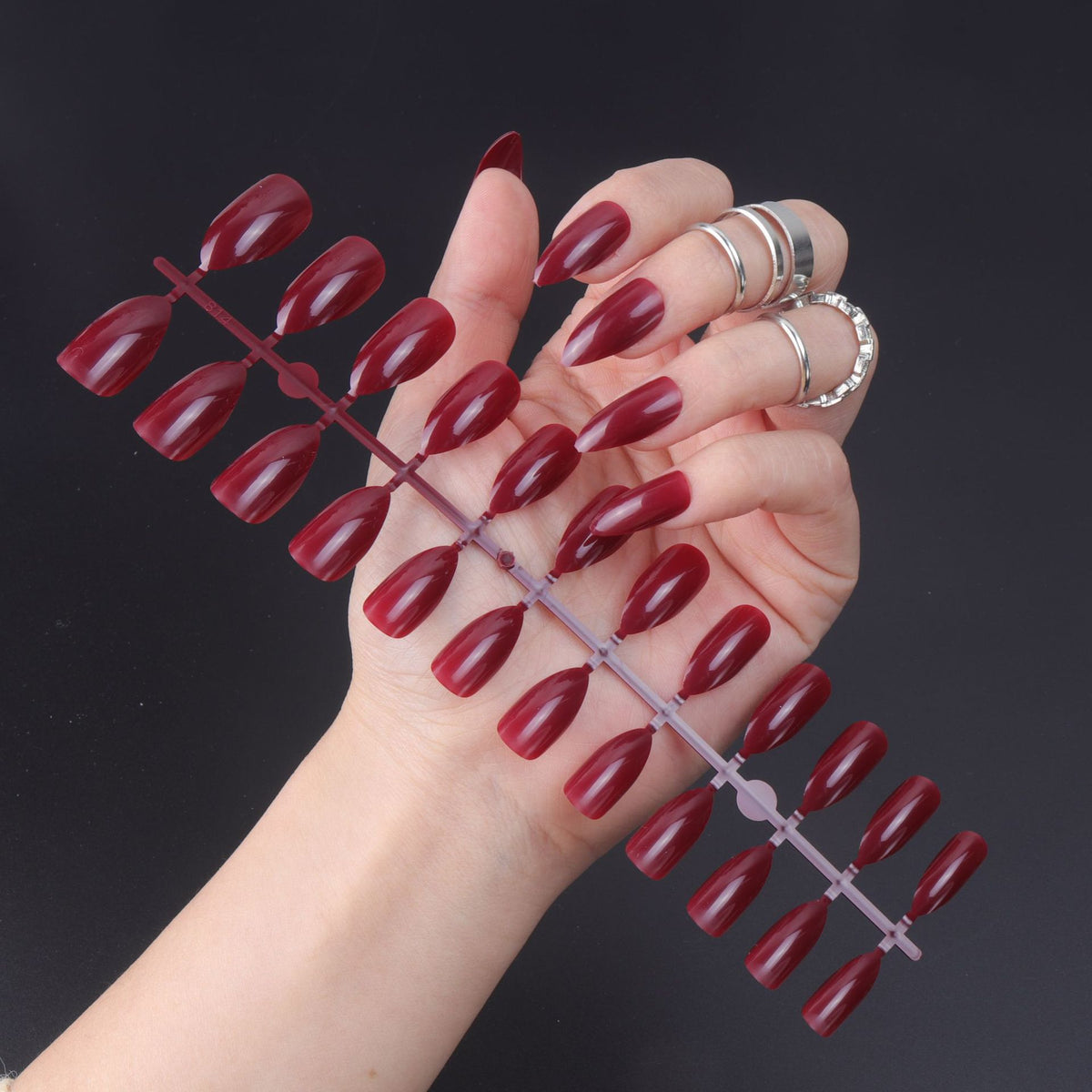 Premium Glossy Press-On Nail Tips Brehn