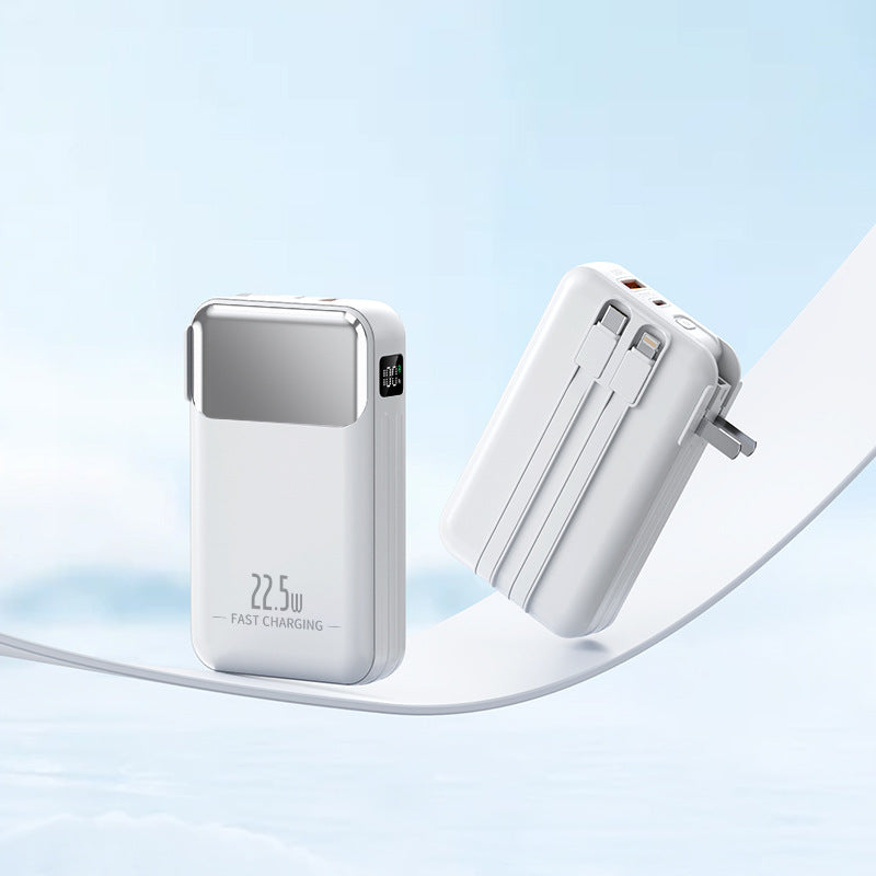 Hochleistungs Powerbank mit Integriertem Schnellladegerät Brehn