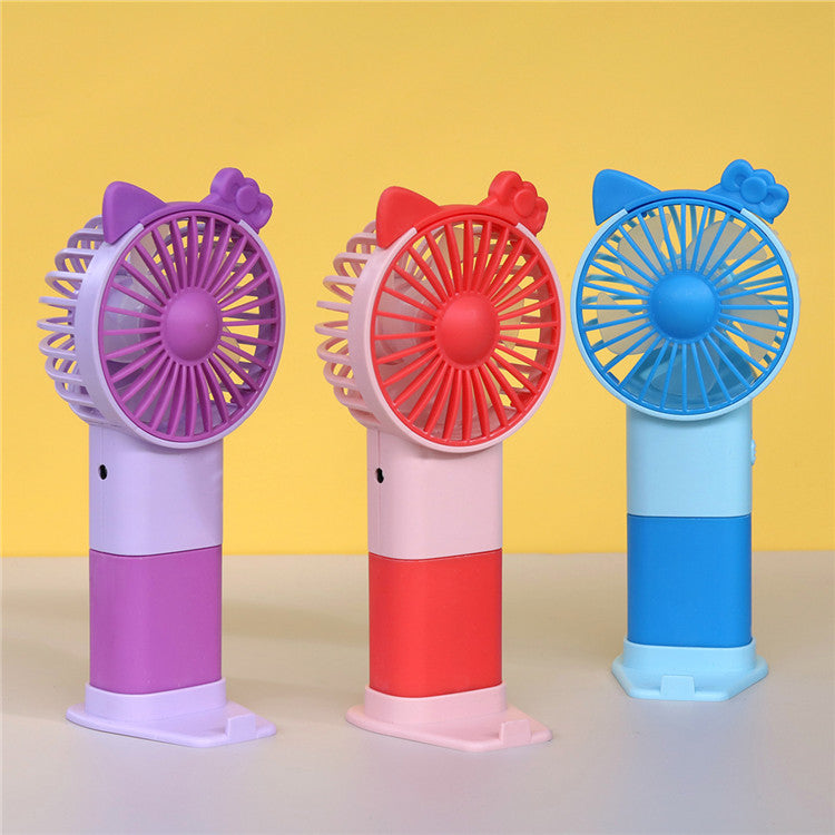 Unisex Tragbarer Handventilator im verspielten Katzerdesign Brehn