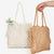 Damen Makramee Strandtasche mit eleganten Fransen Brehn