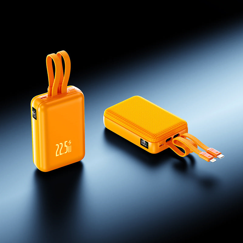 Tragbare Powerbank mit Leistungsstarker Schnellladefunktion und Innovativem Kabelmanagement Brehn