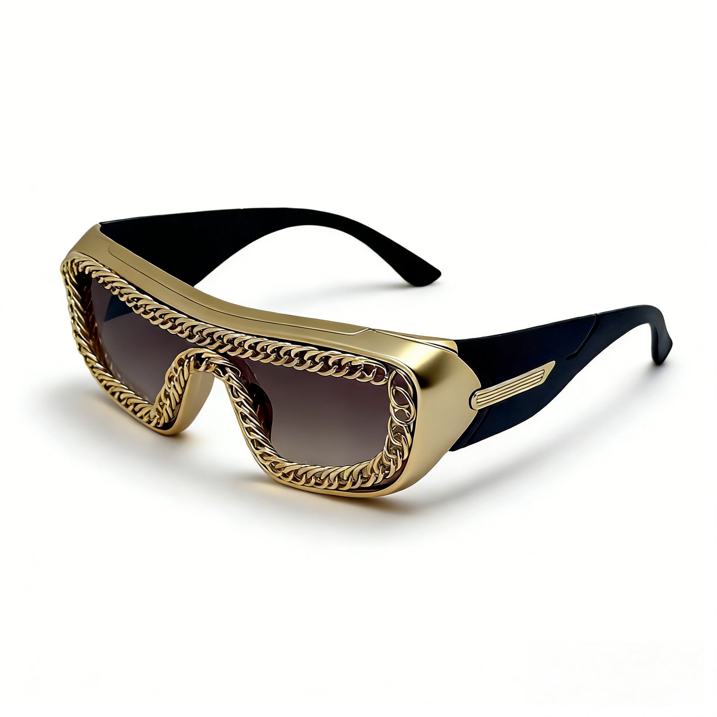 Damen Sonnenbrille mit einzigartigem Kettenrahmen Brehn
